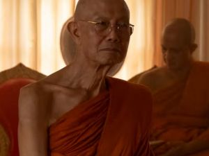 Buddhist monk from the comedy drama hit show 'The White Lotus'